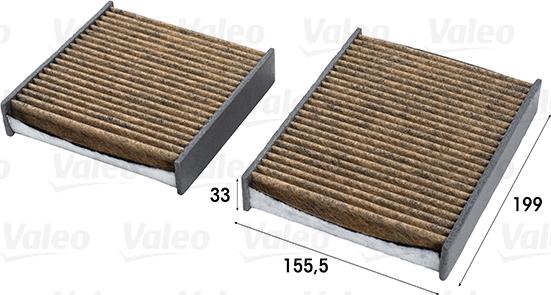 Valeo 701007 - Filter, interior air onlydrive.pro