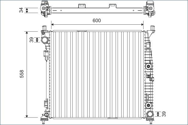 Valeo 701167 - Radiaator,mootorijahutus onlydrive.pro