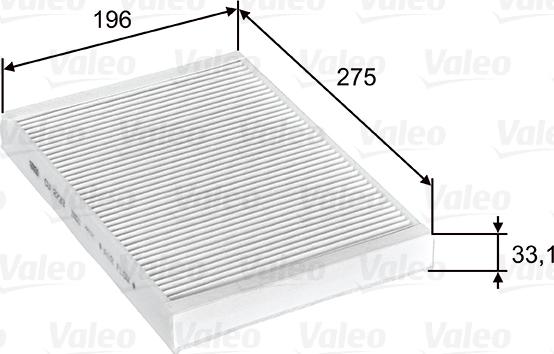 Valeo 715597 - Filtras, salono oras onlydrive.pro