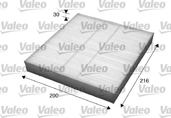 Valeo 715560 - Filter, interior air onlydrive.pro