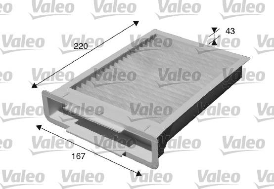 Valeo 715515 - Filter, interior air onlydrive.pro