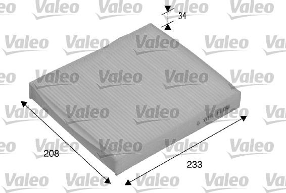 Valeo 715510 - Filter,salongiõhk onlydrive.pro