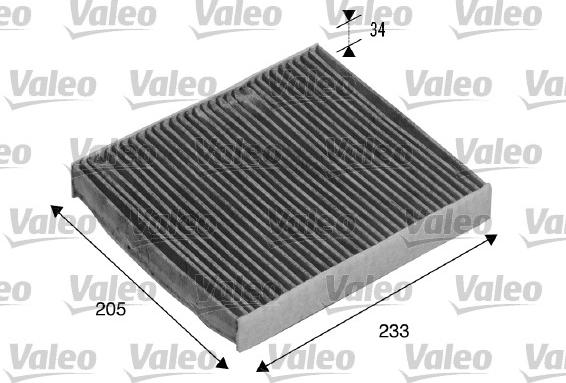 Valeo 715511 - Filter, interior air onlydrive.pro