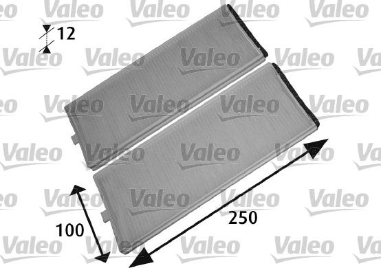 Valeo 715525 - Filter, interior air onlydrive.pro