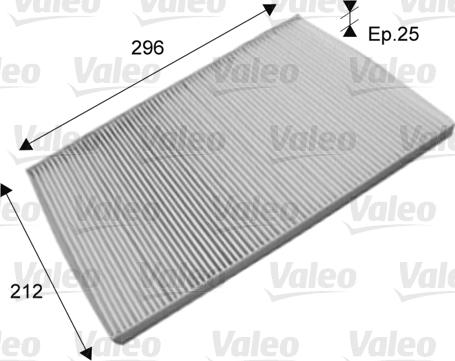 Valeo 715573 - Filter, interior air onlydrive.pro