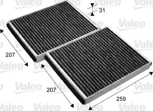 Valeo 715690 - Filter, interior air onlydrive.pro