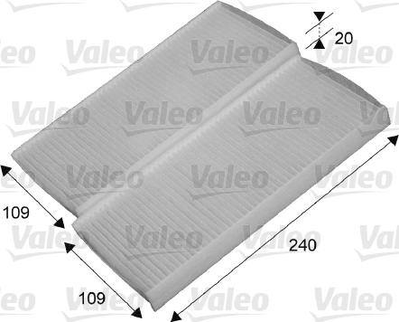 Valeo 715649 - Filtras, salono oras onlydrive.pro