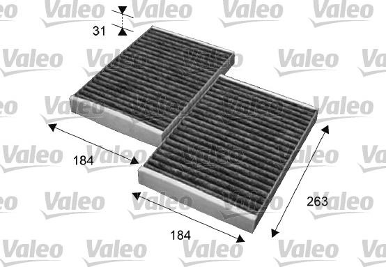 Valeo 715643 - Filter,salongiõhk onlydrive.pro