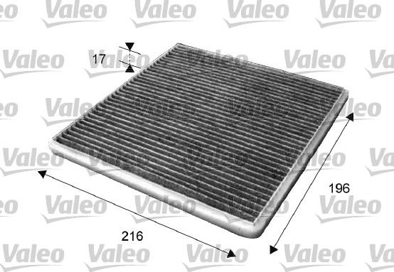 Valeo 715650 - Filter, interior air onlydrive.pro