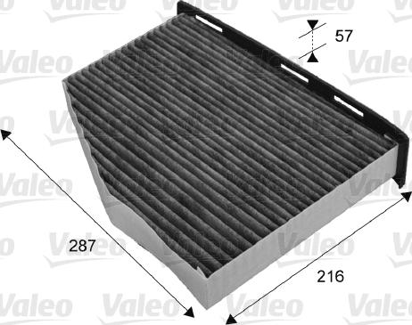 Valeo 715665 - Filter, interior air onlydrive.pro