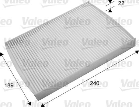 Valeo 715660 - Filter, interior air onlydrive.pro