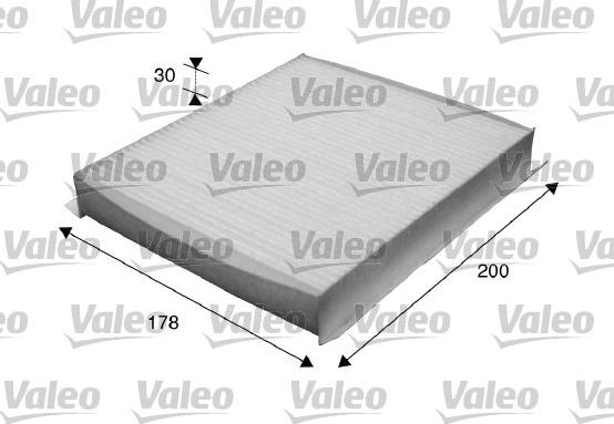 Valeo 715616 - Filter, interior air onlydrive.pro