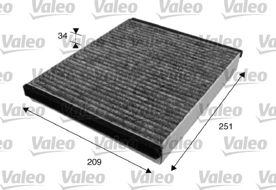 Valeo 715628 - Filter,salongiõhk onlydrive.pro