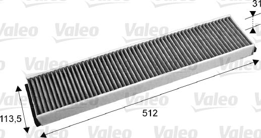 Valeo 715674 - Filter, interior air onlydrive.pro