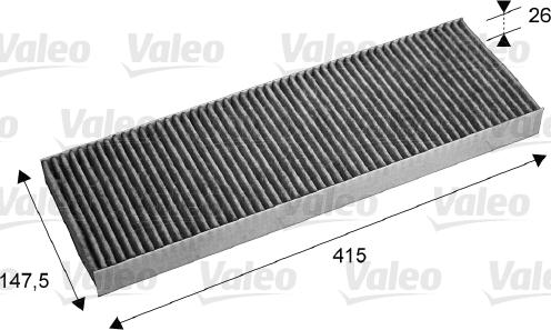 Valeo 715675 - Filter, interior air onlydrive.pro