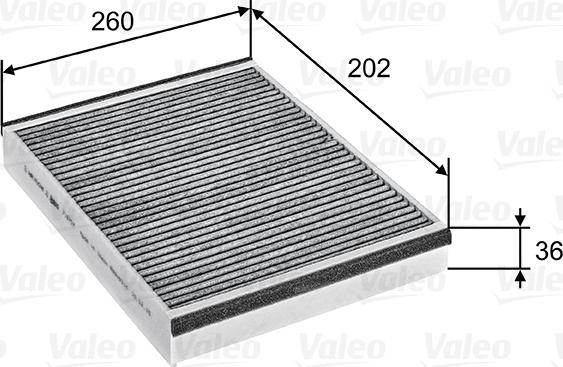 Valeo 715757 - Filter, interior air onlydrive.pro