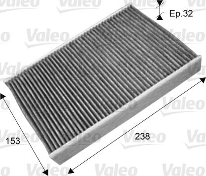 Valeo 715722 - Filter, interior air onlydrive.pro