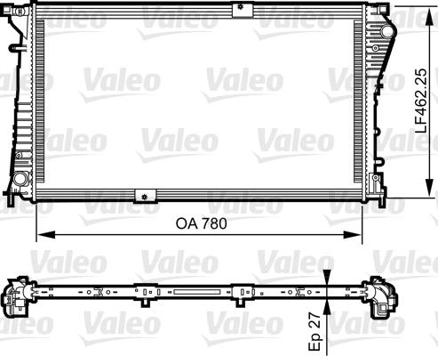 Valeo 734931 - Jäähdytin,moottorin jäähdytys onlydrive.pro