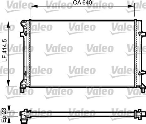 Valeo 734332 - Radiator, engine cooling onlydrive.pro