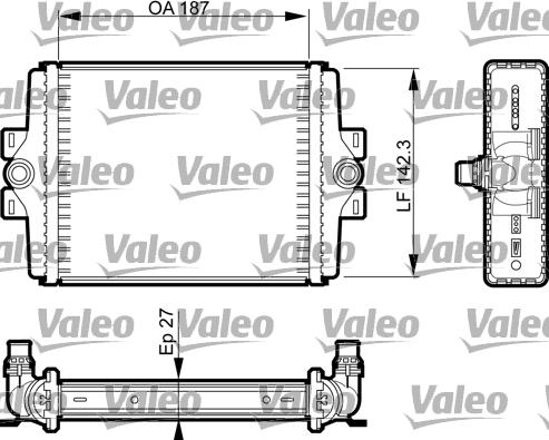 Valeo 735467 - Radiatorius, variklio aušinimas onlydrive.pro