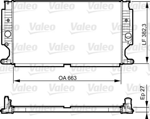 Valeo 735188 - Radiator, engine cooling onlydrive.pro