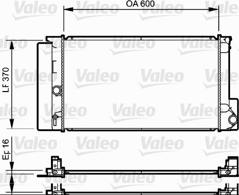 Valeo 735250 - Radiator, engine cooling onlydrive.pro