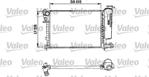 Valeo 730630 - Radiator, engine cooling onlydrive.pro