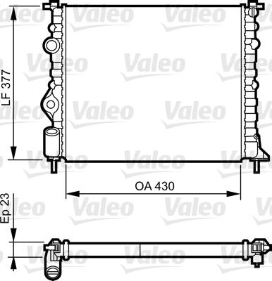 Valeo 731378 - Radiatorius, variklio aušinimas onlydrive.pro