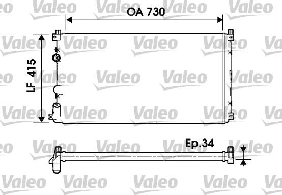 Valeo 732918 - Radiaator,mootorijahutus onlydrive.pro