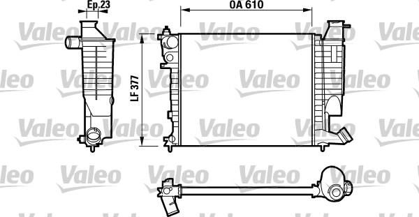 Valeo 732535 - Radiator, engine cooling onlydrive.pro