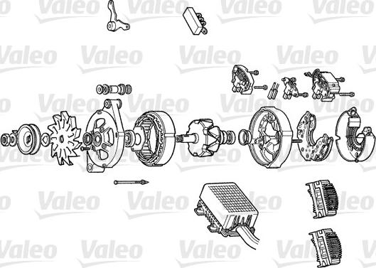 Valeo A14N97 - Alternator onlydrive.pro