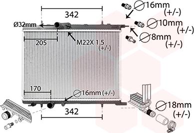 Van Wezel 40002300 - Radiaator,mootorijahutus onlydrive.pro