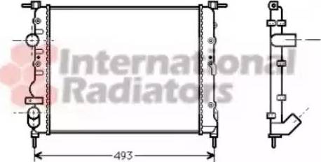 Van Wezel 43002218 - Radiator, engine cooling onlydrive.pro