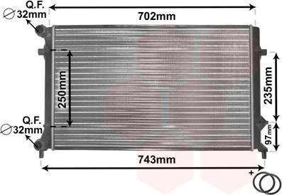 Van Wezel 58002204 - Radiaator,mootorijahutus onlydrive.pro