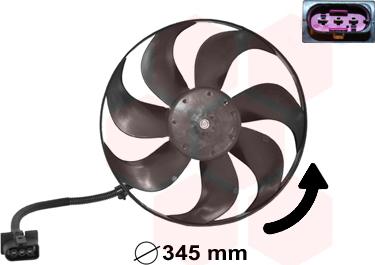 Van Wezel 5888744 - Fan, radiator onlydrive.pro