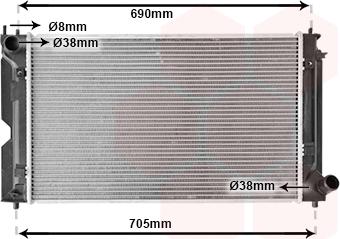 Van Wezel 53002386 - Radiator, engine cooling onlydrive.pro