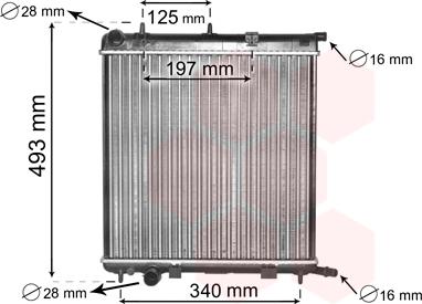 Van Wezel 09002188 - Radiator, engine cooling onlydrive.pro