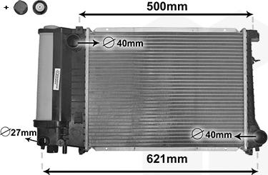 Van Wezel 06002135 - Radiaator,mootorijahutus onlydrive.pro