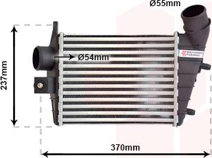 Van Wezel 01004085 - Intercooler, charger onlydrive.pro