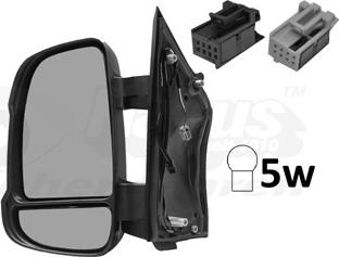 Van Wezel 1651805 - Outside Mirror onlydrive.pro