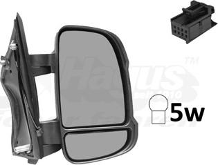 Van Wezel 1651808 - Outside Mirror onlydrive.pro