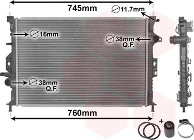 Van Wezel 18002425 - Radiator, engine cooling onlydrive.pro