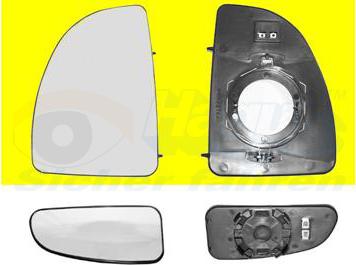 Van Wezel 1747837 - Spoguļstikls, Ārējais atpakaļskata spogulis onlydrive.pro