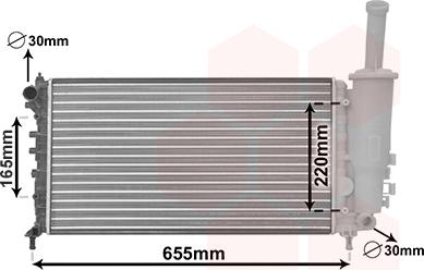 Van Wezel 17002999 - Radiaator,mootorijahutus onlydrive.pro