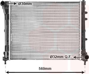 Van Wezel 17002346 - Radiator, engine cooling onlydrive.pro