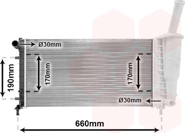 Van Wezel 17002290 - Radiaator,mootorijahutus onlydrive.pro