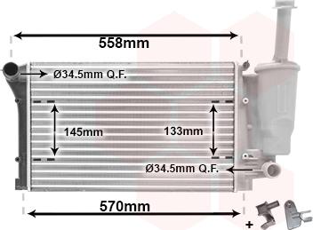 Van Wezel 17002291 - Radiaator,mootorijahutus onlydrive.pro