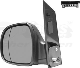 Van Wezel 3080807 - Outside Mirror onlydrive.pro