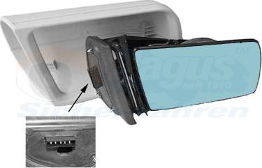 Van Wezel 3031808 - Outside Mirror onlydrive.pro