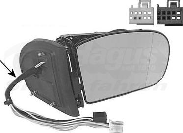 Van Wezel 3032858 - Outside Mirror onlydrive.pro